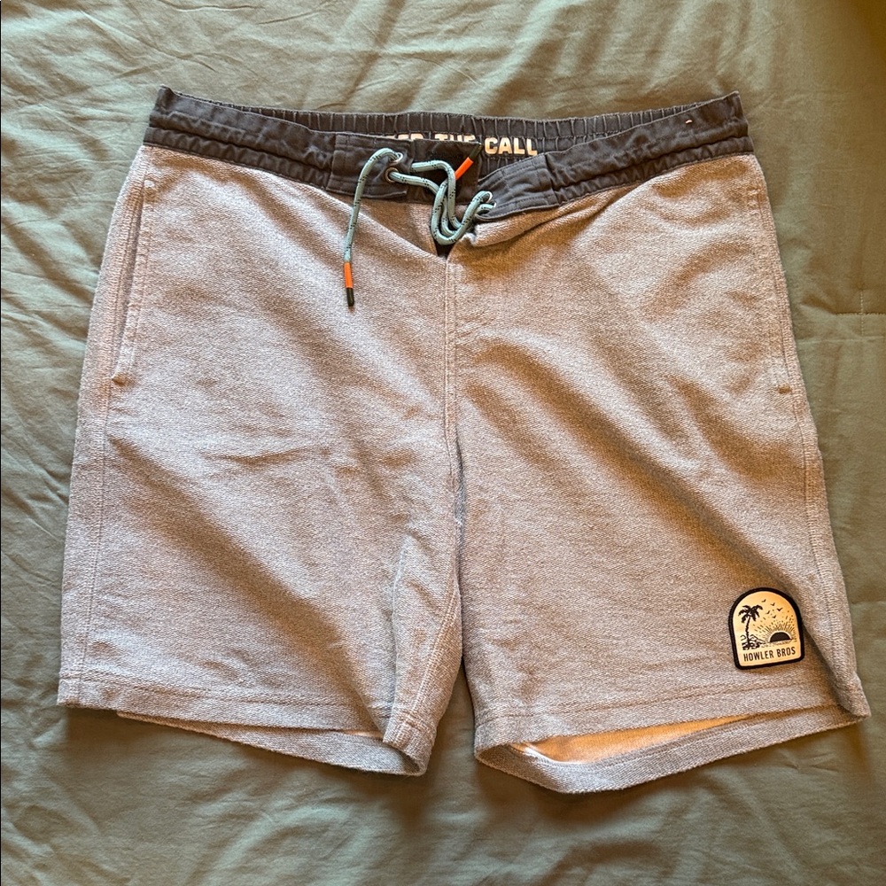 Howler Brothers Gray Athletic Shorts